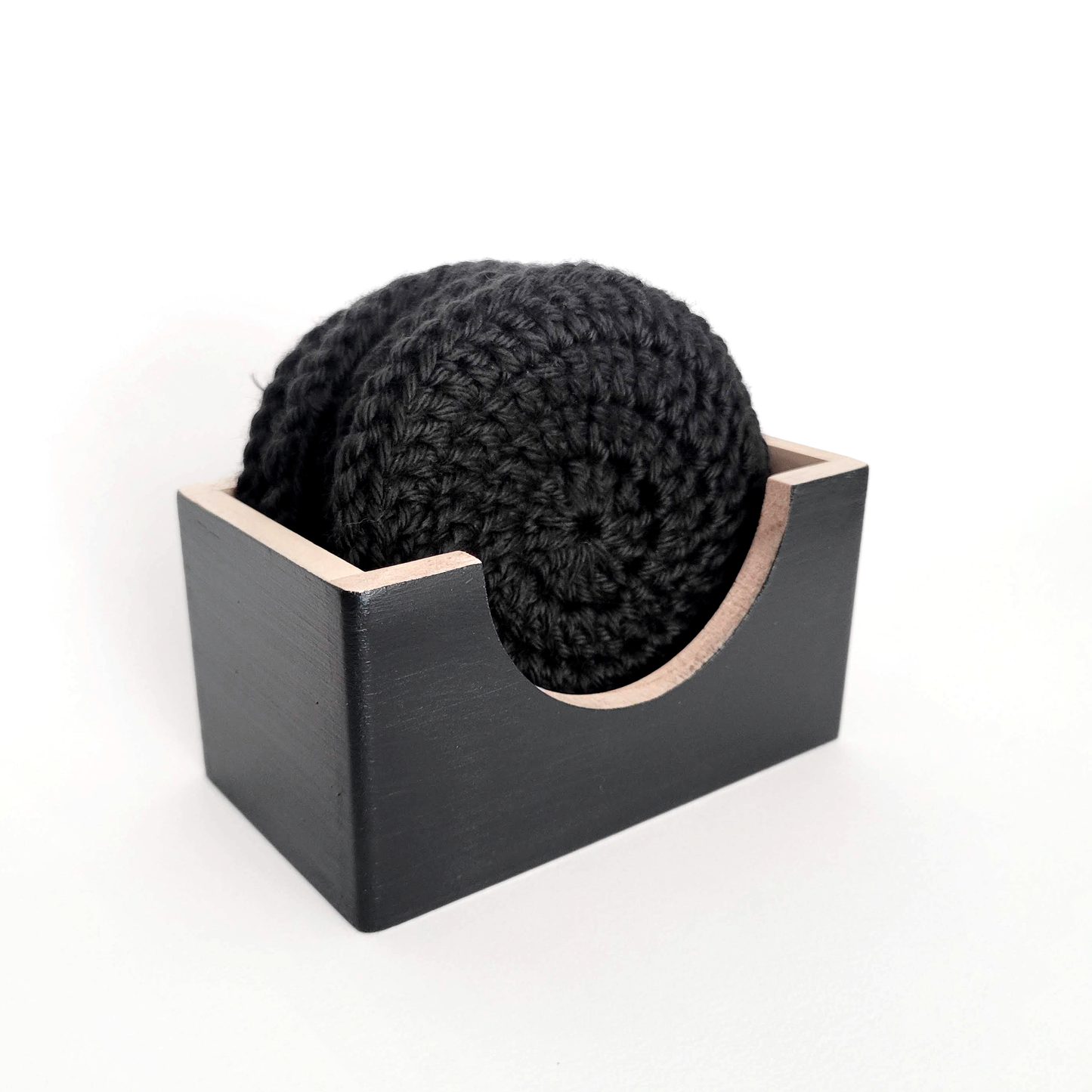 Crocheted Coasters with Box (Set of 4)